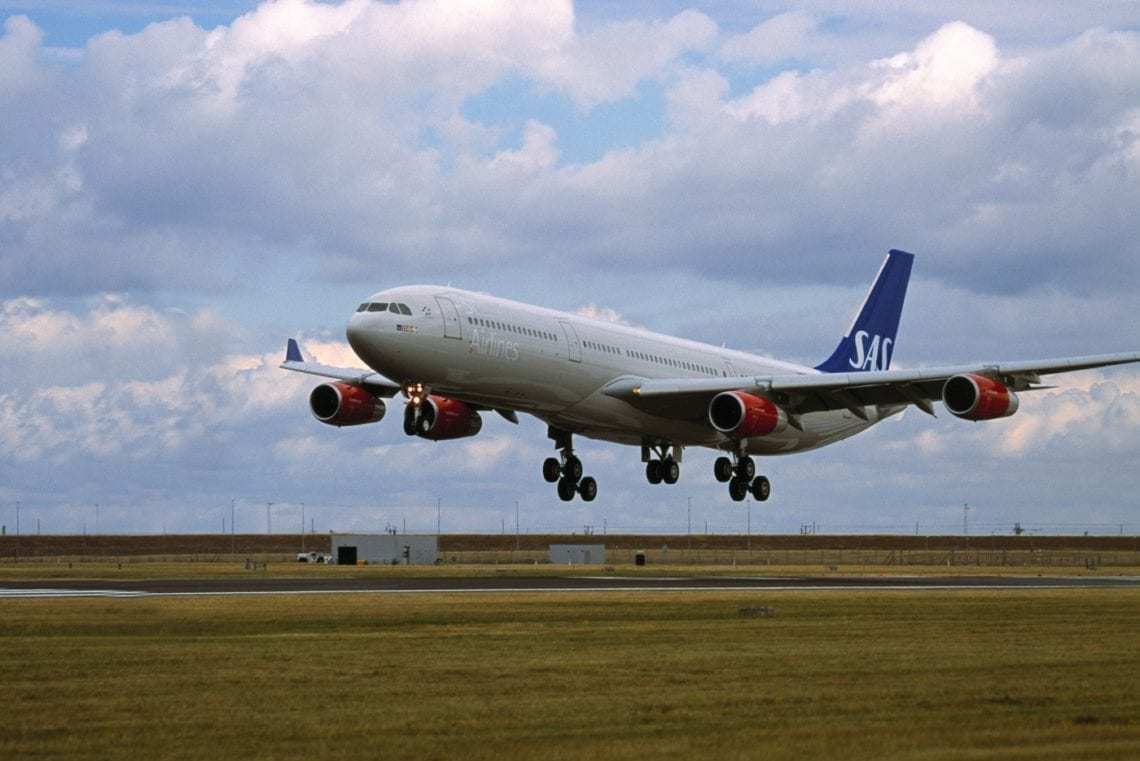 北欧航空将退役其最后一架空客a340飞机
