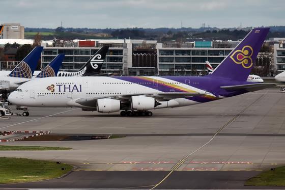 泰国航空公司正在评估市场对两架a380的兴趣