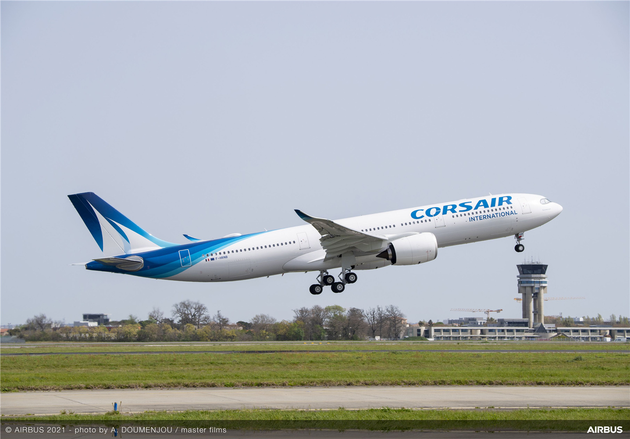 科西嘉国际航空接收其首架空客a330neo飞机