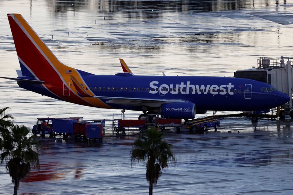 美西南航空公司称通货膨胀将影响航空业的复苏