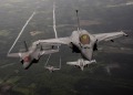 组图：出动四架F-35！美法空军两型先进战机进行联合空中演习