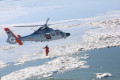 組圖：直擊海軍直升機冰海搜救演練