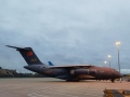 组图：中国空军两架运20飞机完成赴汤加运送救灾物资任务后返部归建