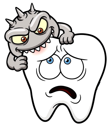 蛀虫牙齿 可爱卡通图片