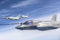 组图：英国皇家空军的F-35B与台风战斗机开展整合演习