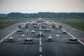 组图：美国空军与日本空中自卫队在三泽空军基地进行联合演习！