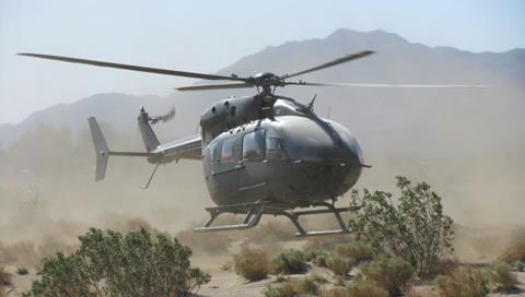 美陆军与空客续签UH-72直升机服务合同