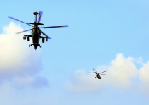 組圖：東部戰區某陸航旅組織多型直升機編隊飛行！