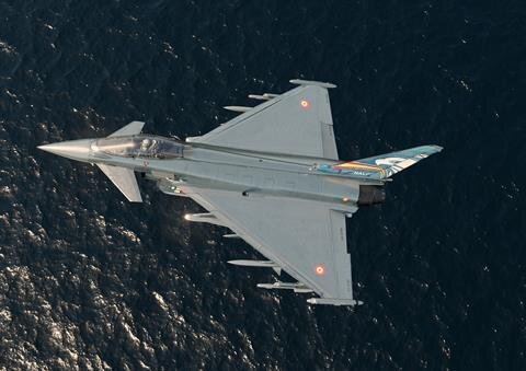 西班牙签署订购20架欧洲战斗机