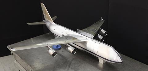 安-124改进翼尖 增加横截面