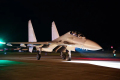 组图：东部战区空军航空兵某旅夜间开展飞行训练