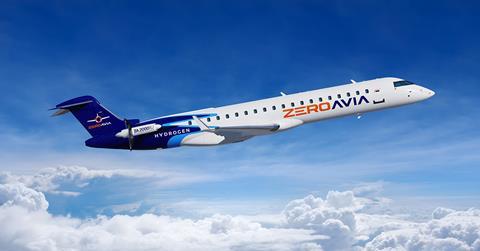 美国航空公司与ZeroAvia合作开发支线客机发动机