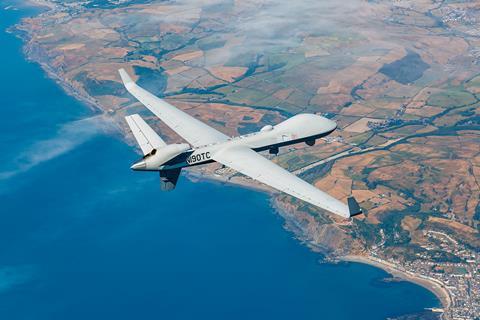 MQ-9B无人机将装配加普惠涡桨发动机进行测试