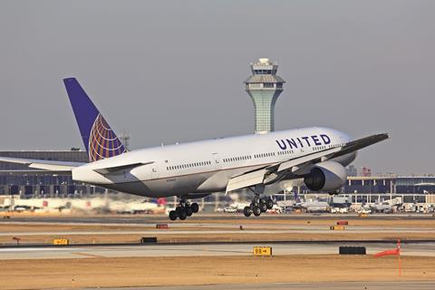 美联航波音777-200在起飞后”液压系统“出现问题