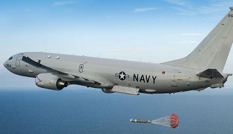 美海軍P-8可以從30000英尺高度打擊潛艇