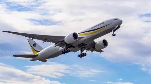 地中海航运使用777货机开展航空货运业务