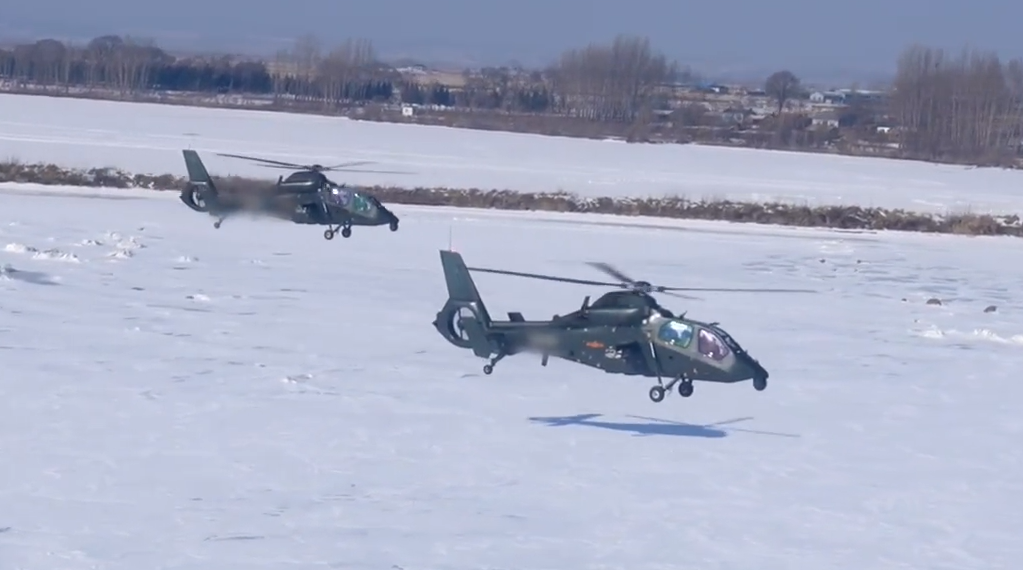 视频：看陆航精兵极寒条件多课目训练