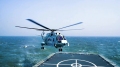 組圖：海軍航空大學某團組織飛行員展開直升機著艦訓練