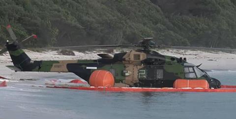 澳大利亚陆军MRH90直升机在其国内东海岸迫降后停飞