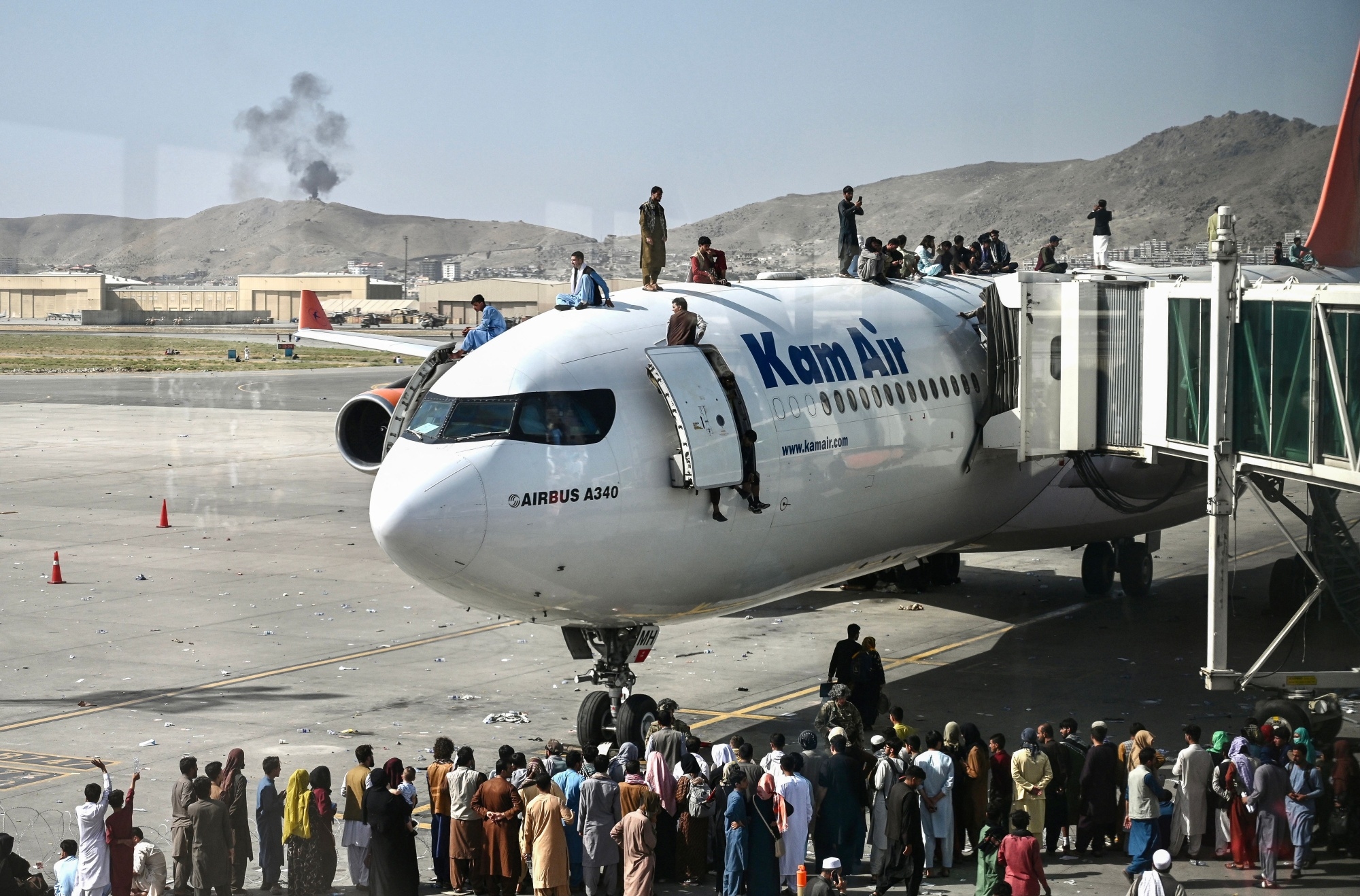 阿富汗喀布尔国际机场卫星图像 - 荒原之梦